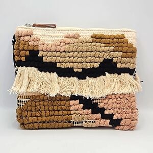 Anthropologie Panache Tapestry Wristlet/Clutch